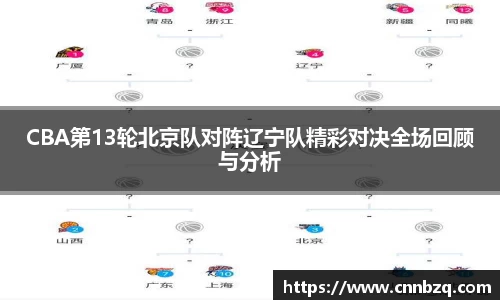 CBA第13轮北京队对阵辽宁队精彩对决全场回顾与分析